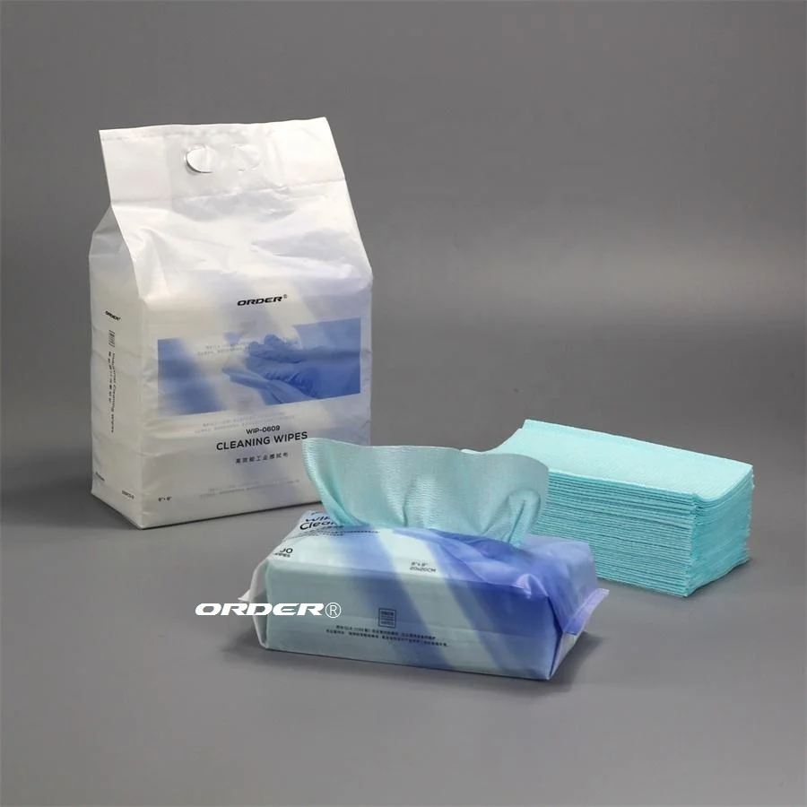 Best Price Nonwoven Pop-up Embossed Surface Cellulose Polyester Dry Wiping Wipers Clean Wipes
