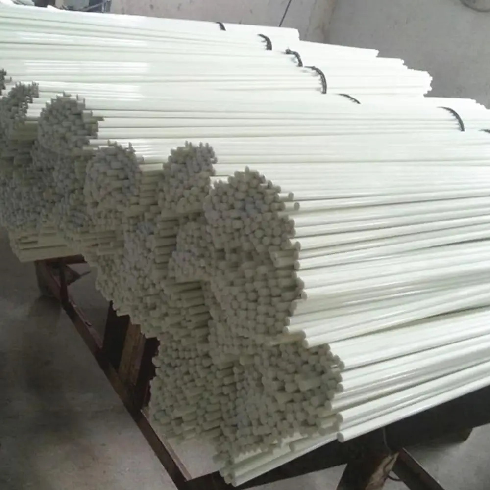 10mm Nature White Composite FRP GRP Fiberglass Rod