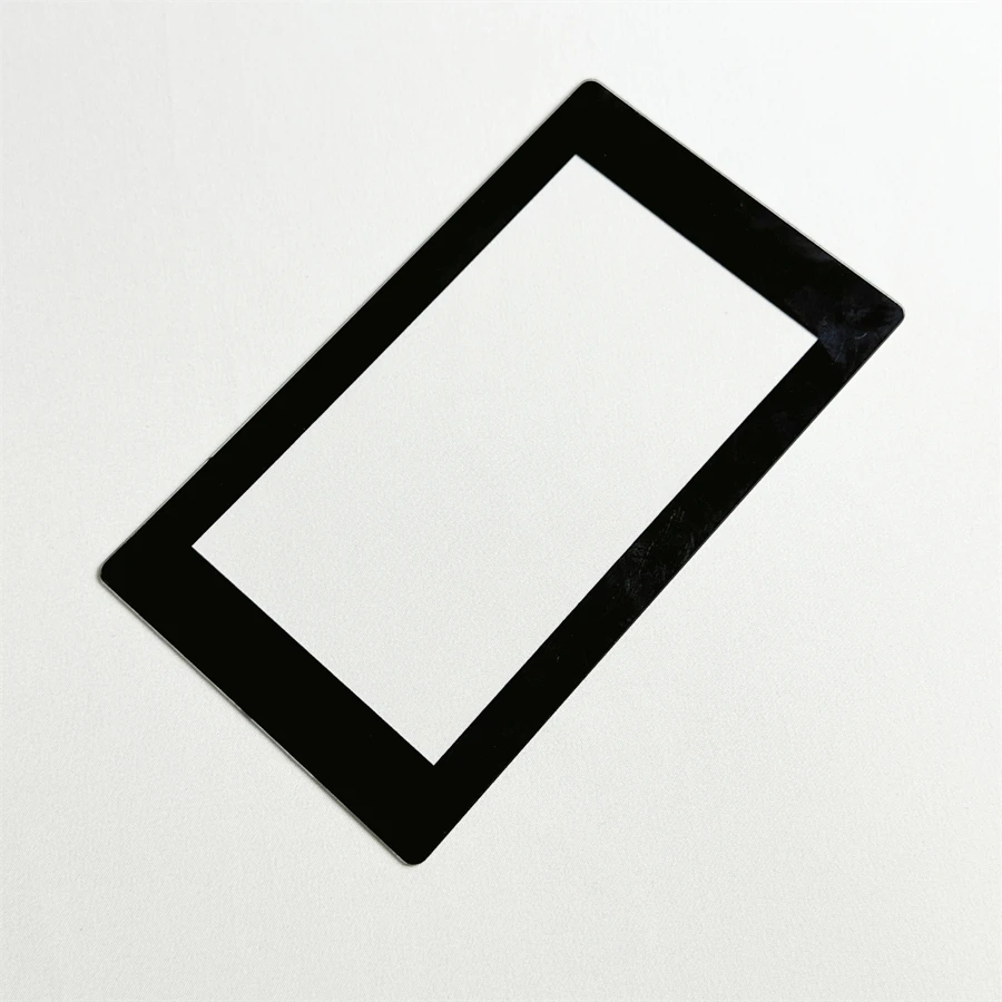 High Quality Tempered Glass Silk Screen Printing Glass Panel With 3M Adhesive For LCD Display Cover Touch Sensing Screen Panel
