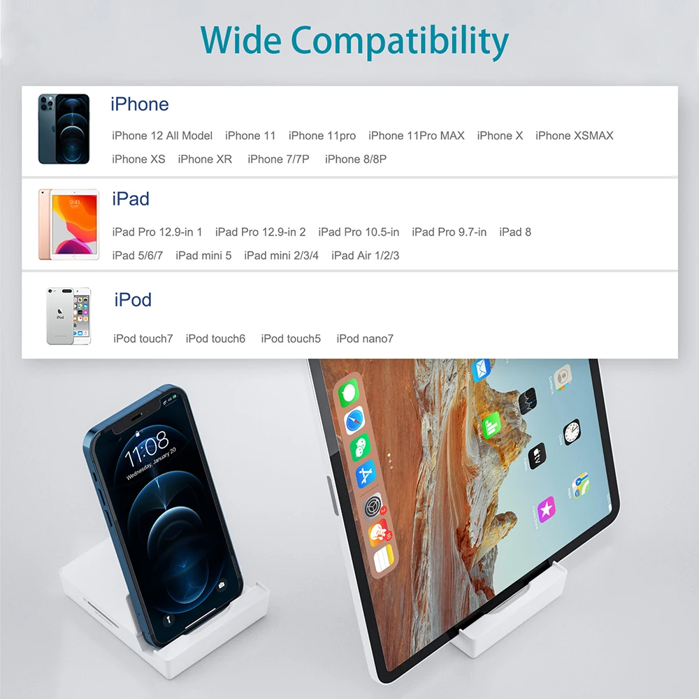 Подсветка для OTG кардридера док-станции адаптер USB Rj45 Ethernet разъем HDMI-совместимый 4K Цифровой AV