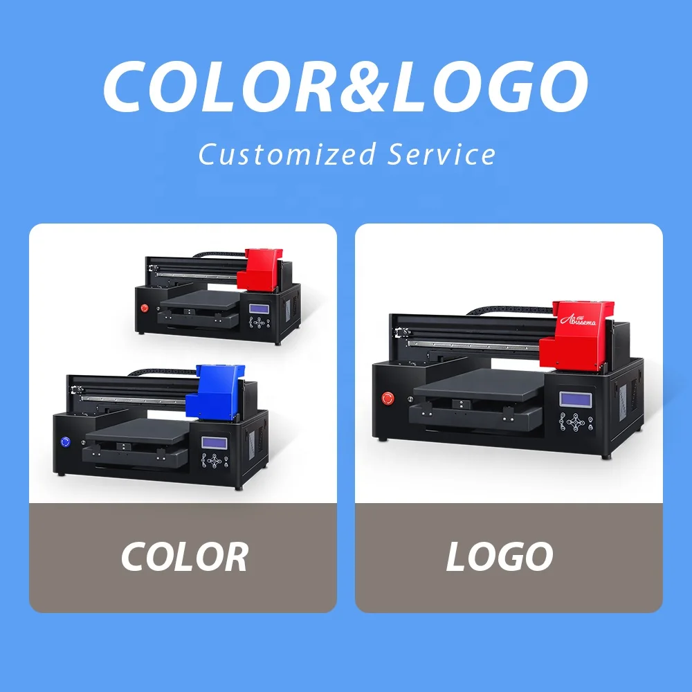 Small A3 Size 6 Color UV Flatbed Printer Mobile Phone Case Printer Phone Cover Printing Machine Inkjet Printer