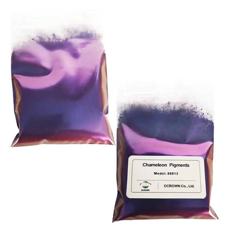 Blue/purple/red Rainbow Pearl Pigment 88813 Chameleon Pigment for Cosmetic/Plastic Coating/Car Paint