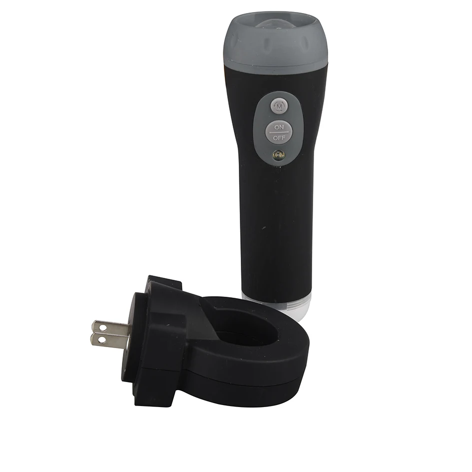 Wetop Handheld Flashlight & Sensor Nightlight - Rechargeable Battery & Wireless Induction Charging