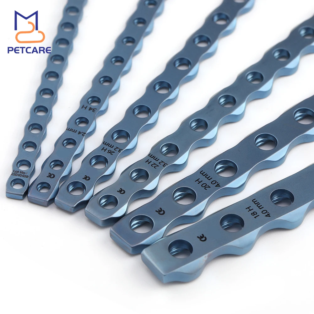 1.6/2.4/3.2/4.0mm ALPS Broad Straight Cuttable Locking Plate Veterinary Orthopedic Surgical Instruments Medical Supplies