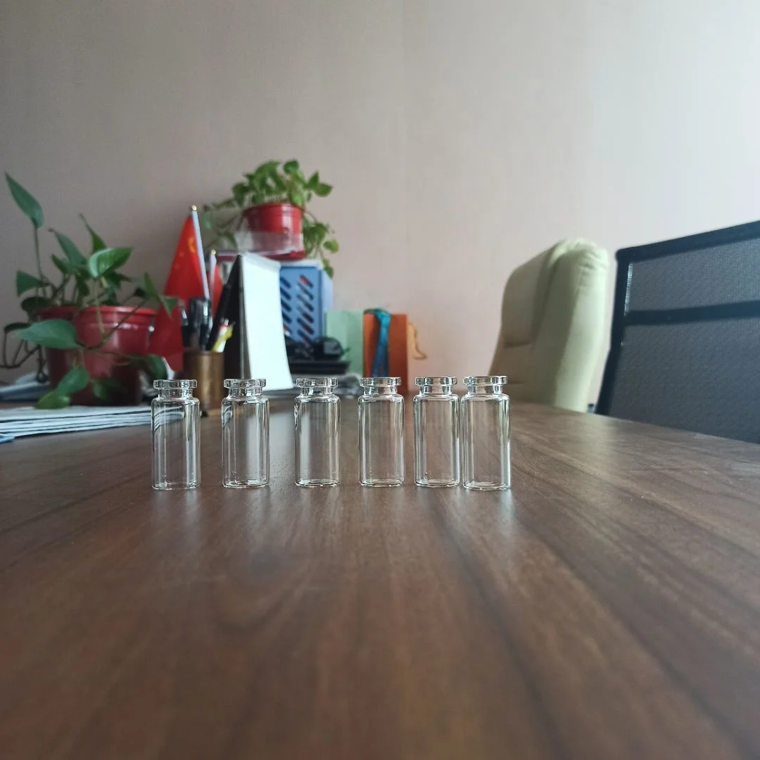 Manufacture Blue 10ml Glass Vial Customized Empty Glass Blue Tubular Vial