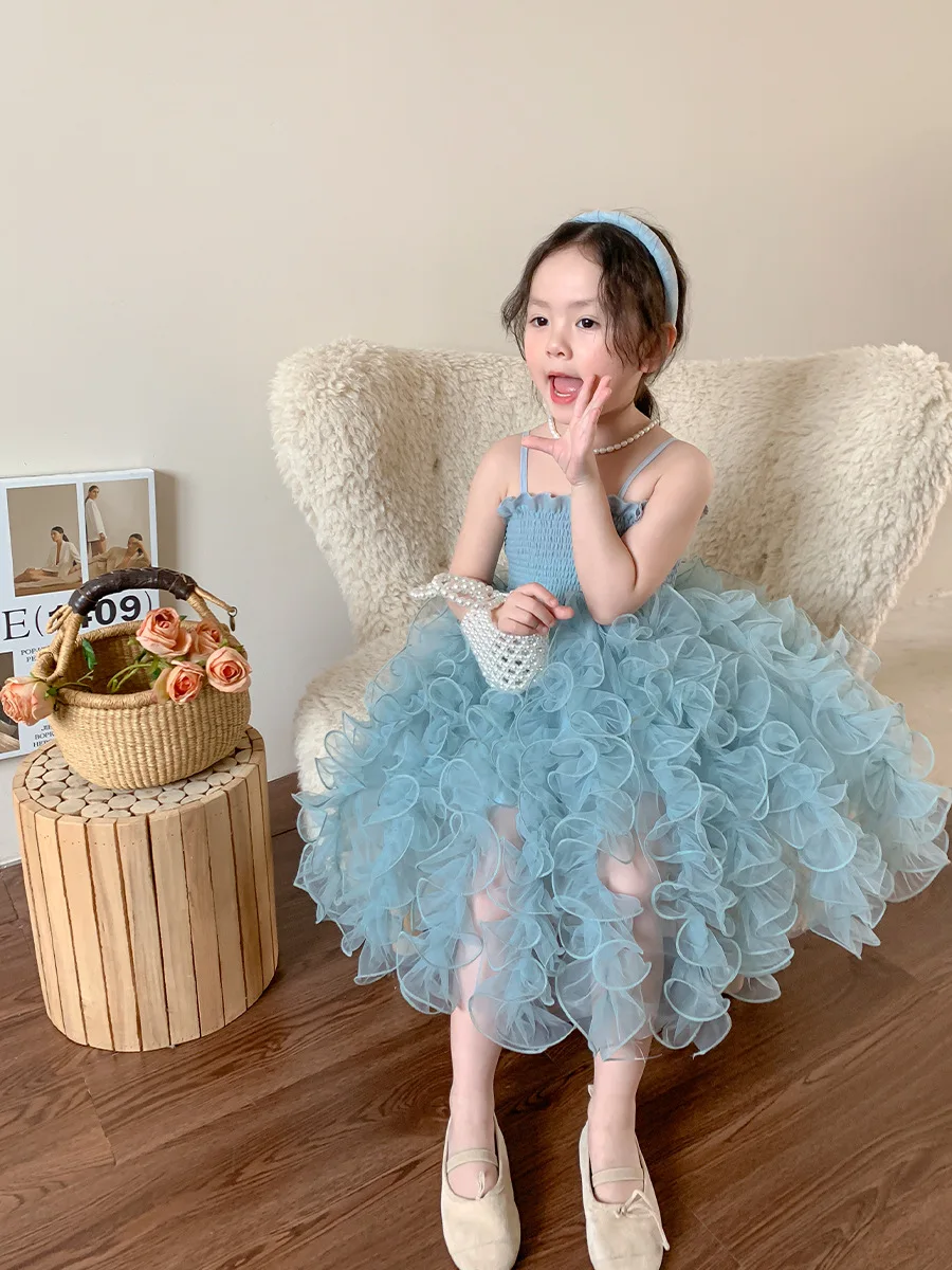 Lovely Tutu Layers Girls Clothing  11 to 12 Baby Fashion 3 Year Old Girl Dress for Wedding Parti Dress for Girl