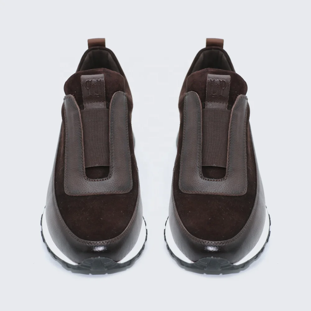 LANCI Custom Mens Genuine Leather Casual Sports Shoes premium sneakers Luxury Running Leather Sneakers For men