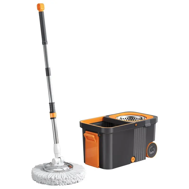 Hot selling mop bucket set lazy mop twist bucket household cleaning 360 rotating mop and bucket