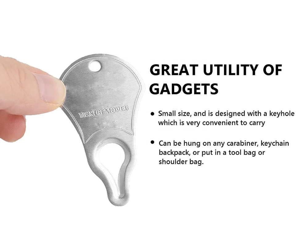 Tick Remover Tool Portable Tick Removal for Pet and Humans Safe and Reliable Pain-Free Essential Tools for Outdoor Activities