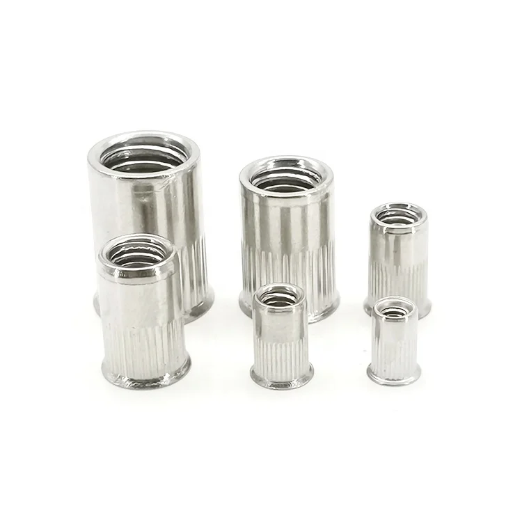 China High Quality Tubular Rivet  Flat Head Hollow Rivets Nut Fasteners Machinery Application Factory