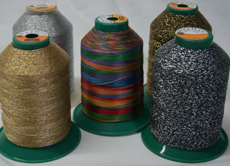 Factory Wholesale tex35 Rainbow Color Garment Thread For Youth Fashion