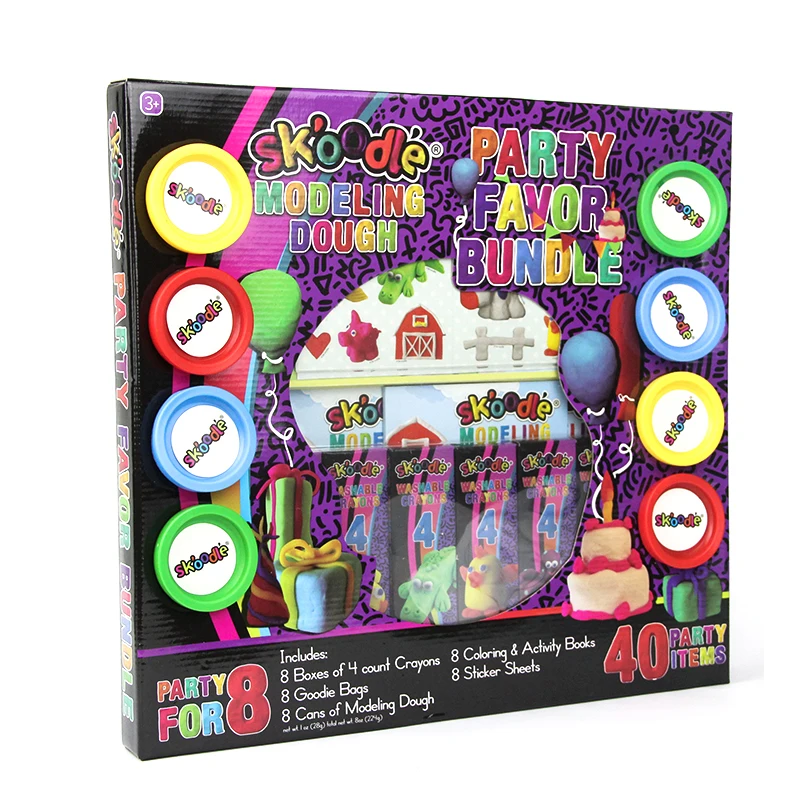 Оптовая продажа, игрушки для детей, набор для моделирования теста с карандашом и цветными наклейками