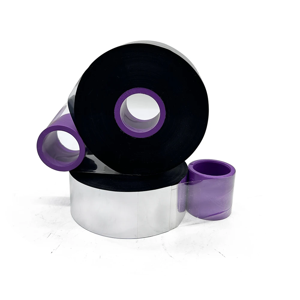 Thermal Transfer Wax/Resin Compatible TTO TTR ribbon With Plastic Core