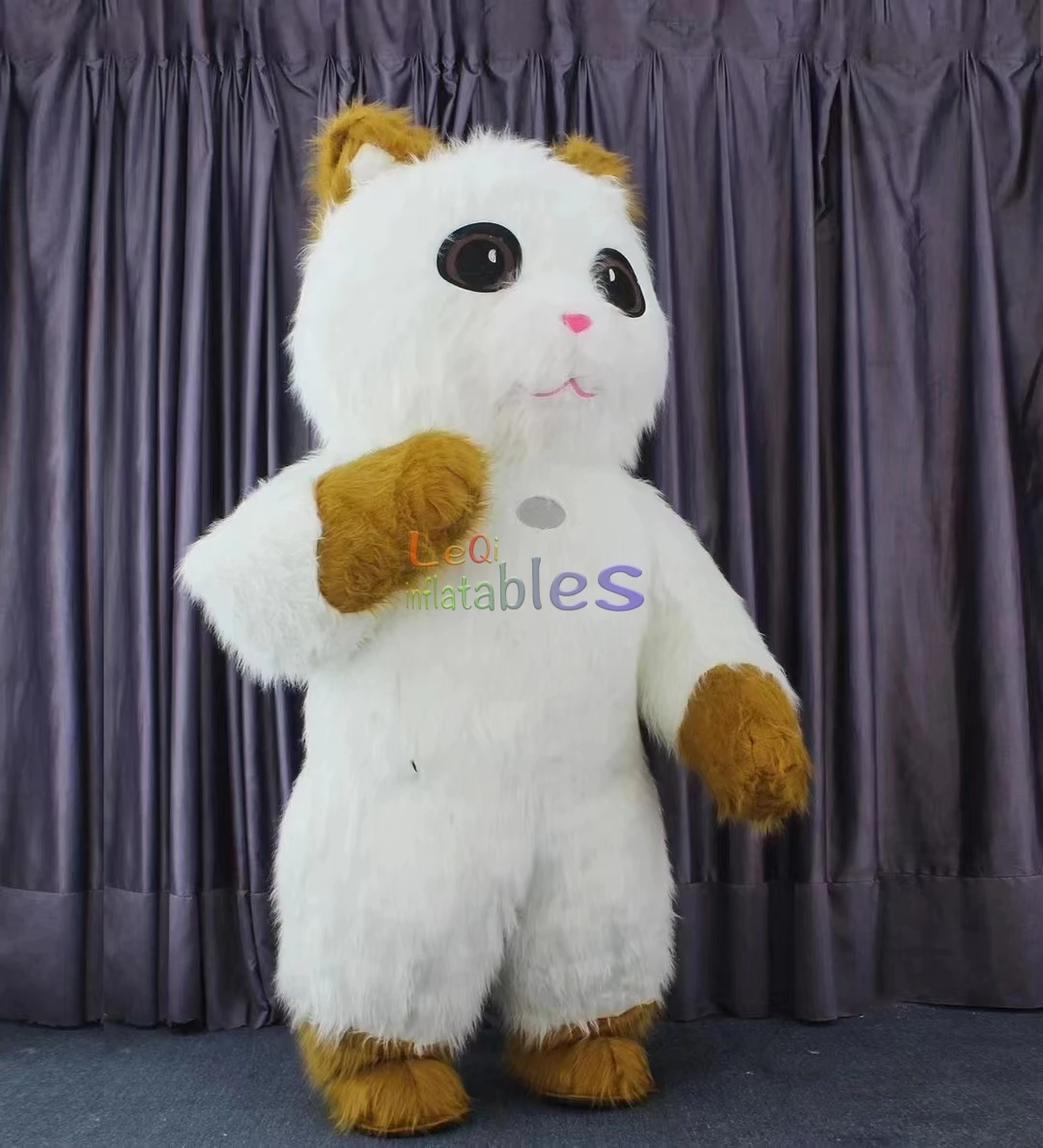Popular Lucky Cat Inflatable Plush 2 Design Inflatable Cat Mascot Costume Dog  For Party, Event