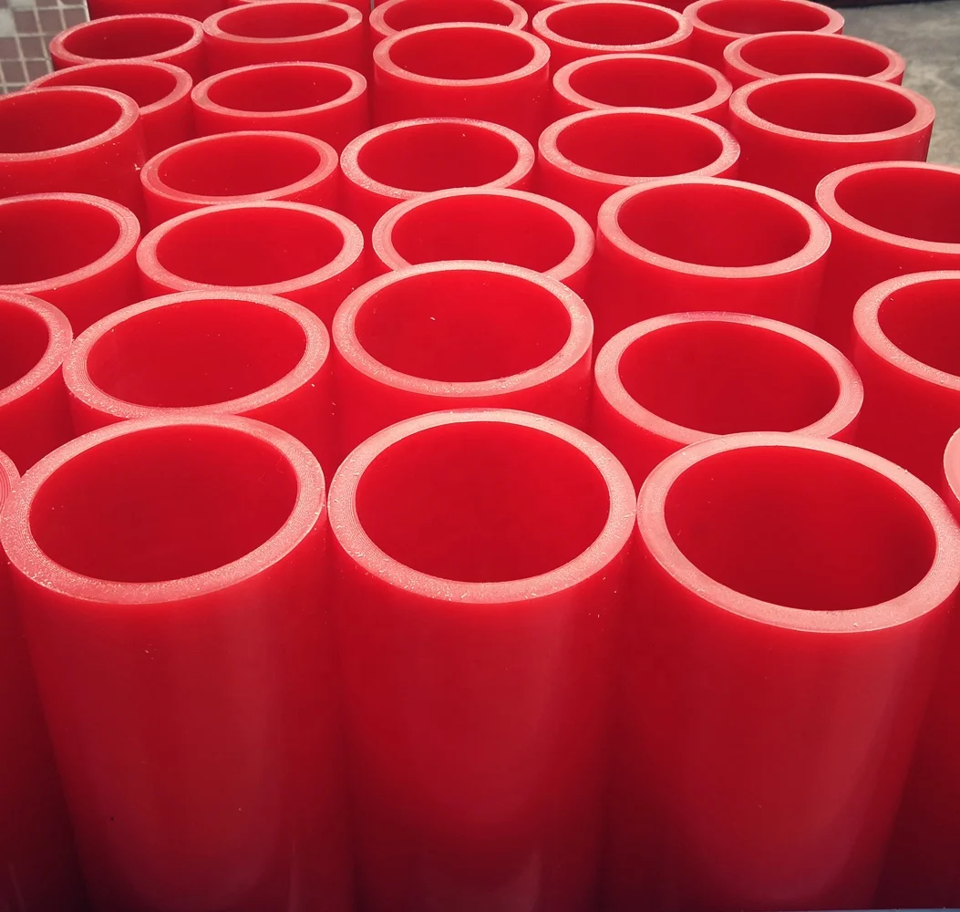 Flexible PU Urethane Polyurethane Conveyor Roller Sleeve