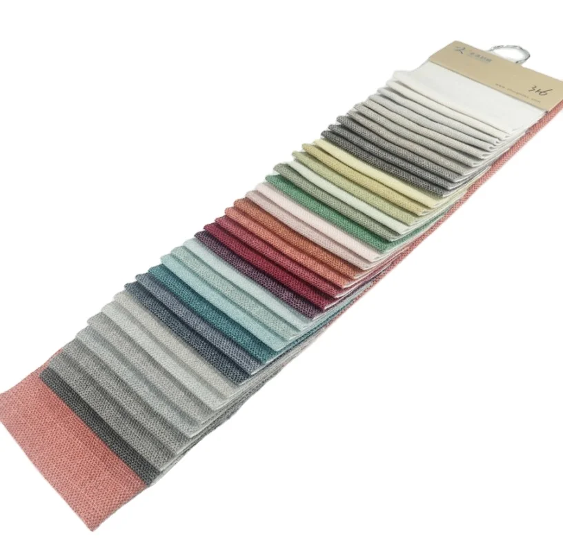 100% Полиэстеровая ткань для дивана/самый популярный вязаный диван из льна для домашнего текстиля