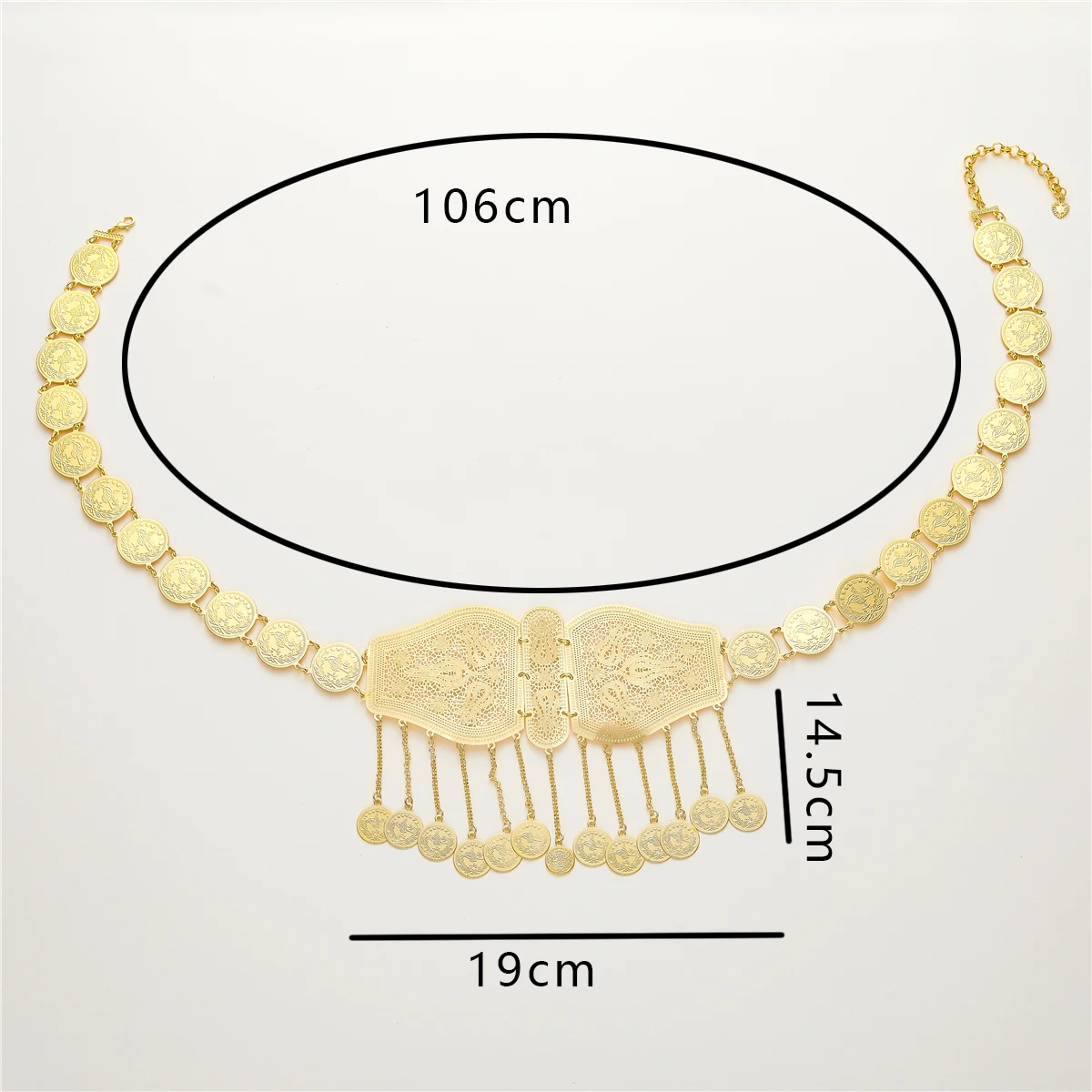 Изысканный модный праздничный подарок женский сексуальный металлический тонкий пояс