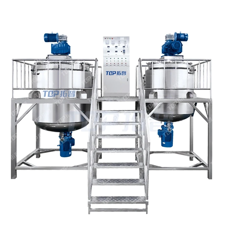 Steam Heating pharmaceutica liquid lotion food sauce stainless steel Making Equipment Mixing Machine