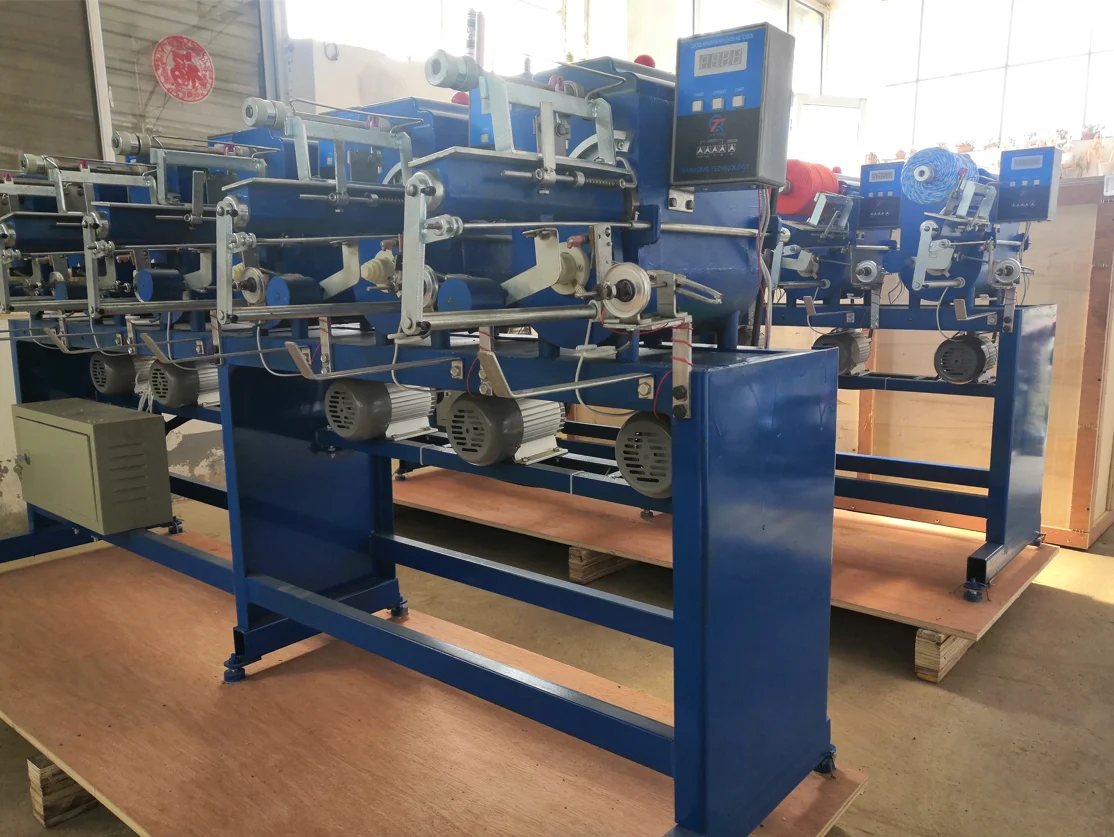 High Speed Spool Winder Winding Machine For PP Raffia Film Split Film twine Winding