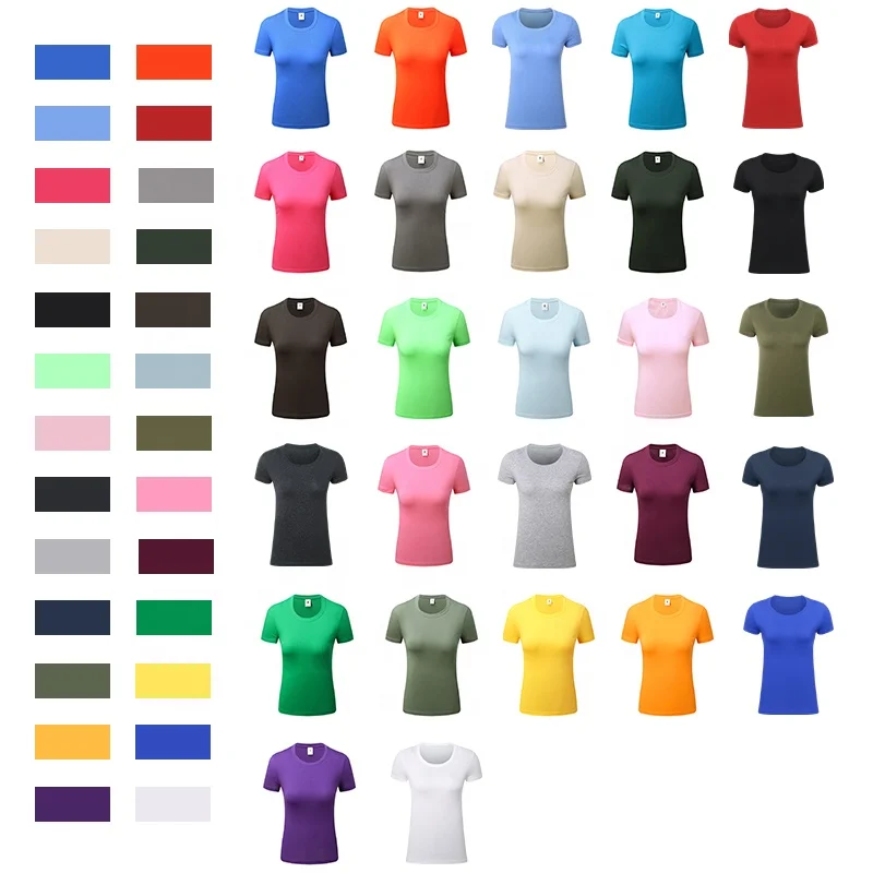 Fashion High Quality Slim Fit Casual Shirts for Women Custom Logo T Shirts 100% Cotton Shirts for Women