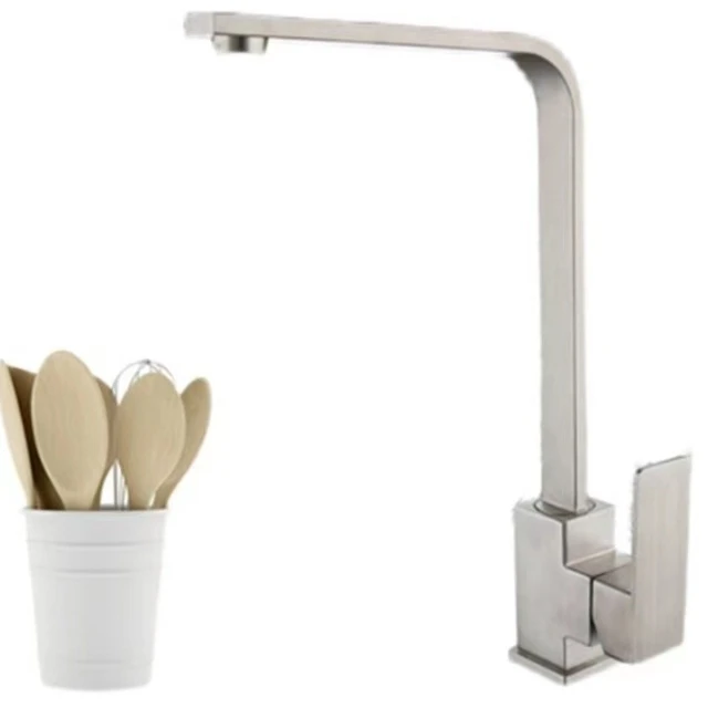 Single Handle Black Painted Stainless Steel Kitchen and Bathroom Sink Faucet Pull-Out Water Tap with Valve