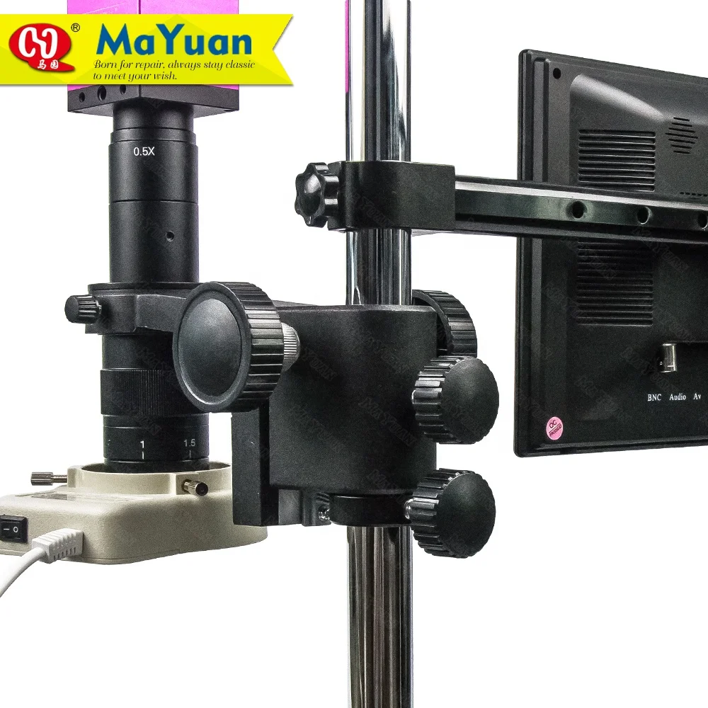 10.1 INCHES HD LCD Screen Display CCD Camera Digital Monocular Microscope for Micro Soldering Repair Work
