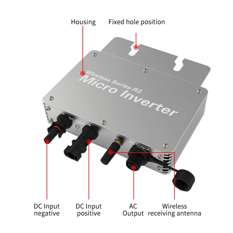 Gyopo 600w MPPT IP65 Waterproof Solar Grid Tie Inverter DC to AC 220V Micro Inverter