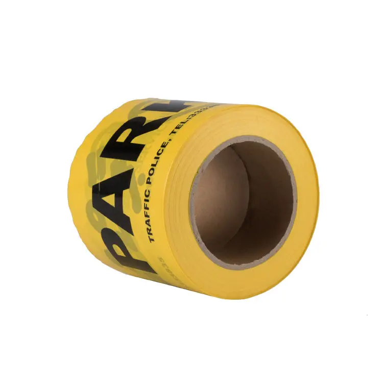 Elecpopular 2024 Custom Printed Orange Plastic PE Warning Tape No-Adhesion Barrier for Caution and Danger