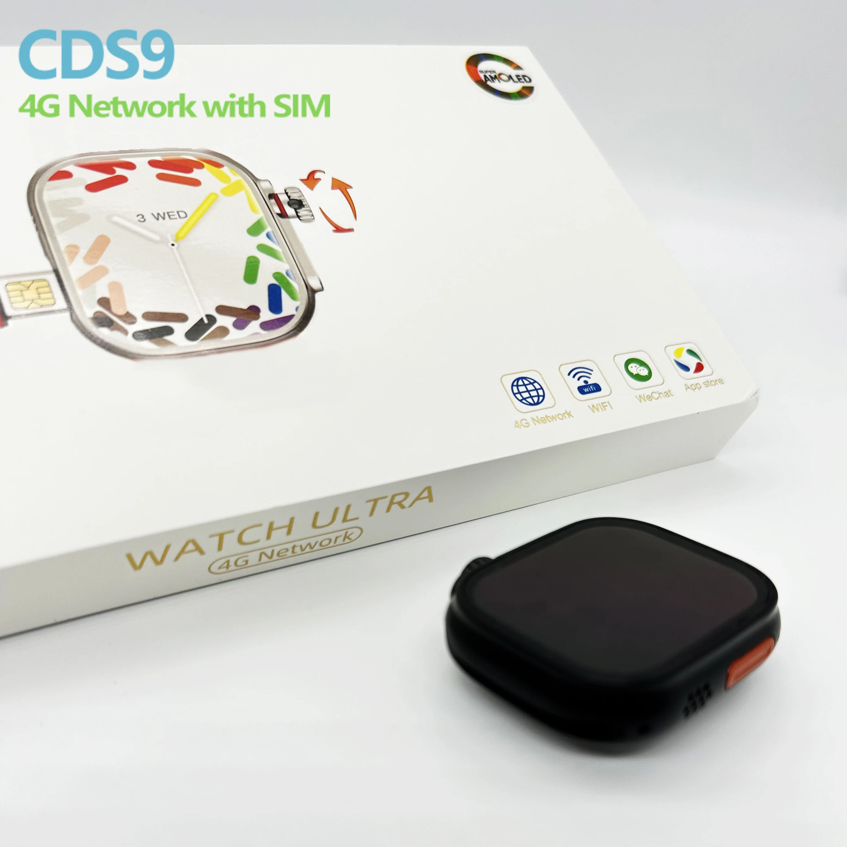 Ready To Ship Sports Mode Camera Smartwatch Cds9 32Gb Music Dial Apps Monitoring S9U Ultra Watch Touch Screen Sim Card