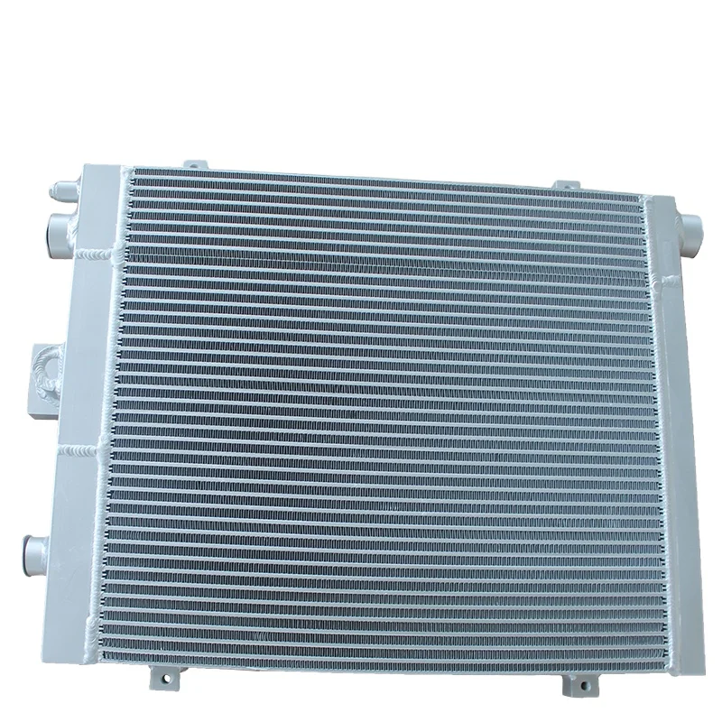 Hydraulic oil cooler for excavator oil cooler assembly heat exchanger