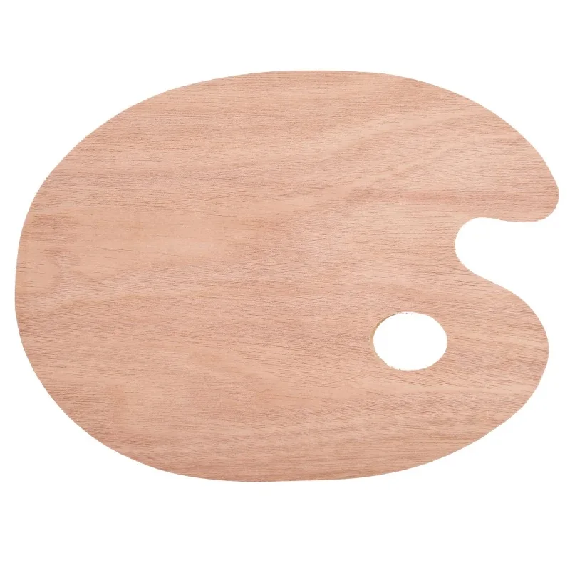 Acrylic Watercolor oval-shaped Artist Paint Color Mixing Trays Non-stick Oil Paint Palette For Diy Craft Art Painting Plate