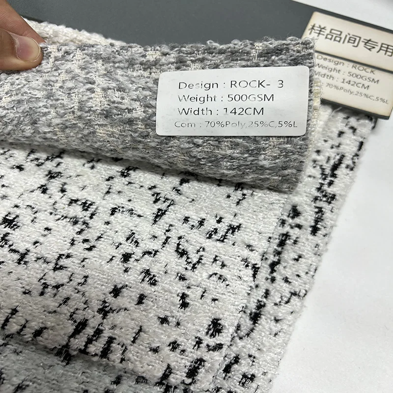 Factory quality linen fabric wholesale woven dyed poly cotton linen furniture cushion textile upholstery quality sofa fabric