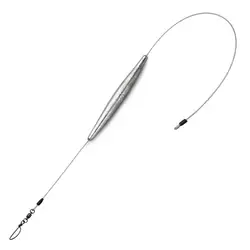 High Speed Inline Trolling Weight 16-64 oz Sinkers on Stainless Cable