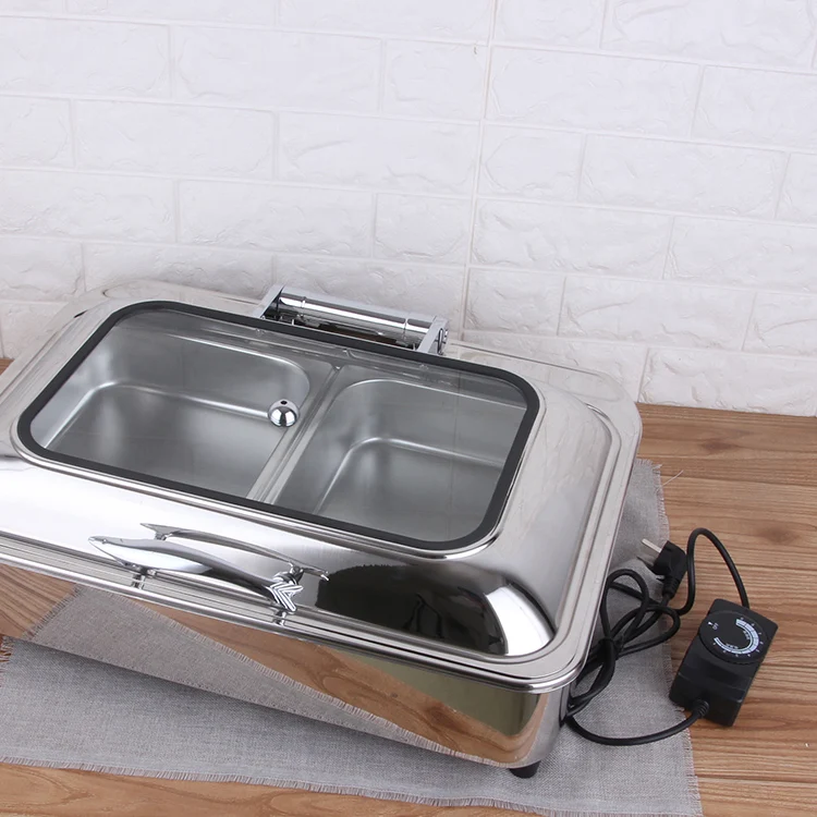 Wholesale stainless steel chafing dish hot sales buffet food warmer chaffing dishes buffet catering stainless steel