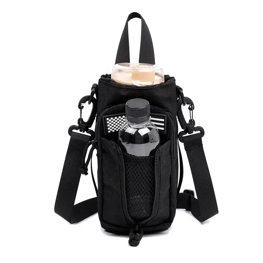 Adjustable MOLLE Radio Pouch Tactical Interphone Holder for Vest and Duty Belt for Outdoor Camping & Hiking Use