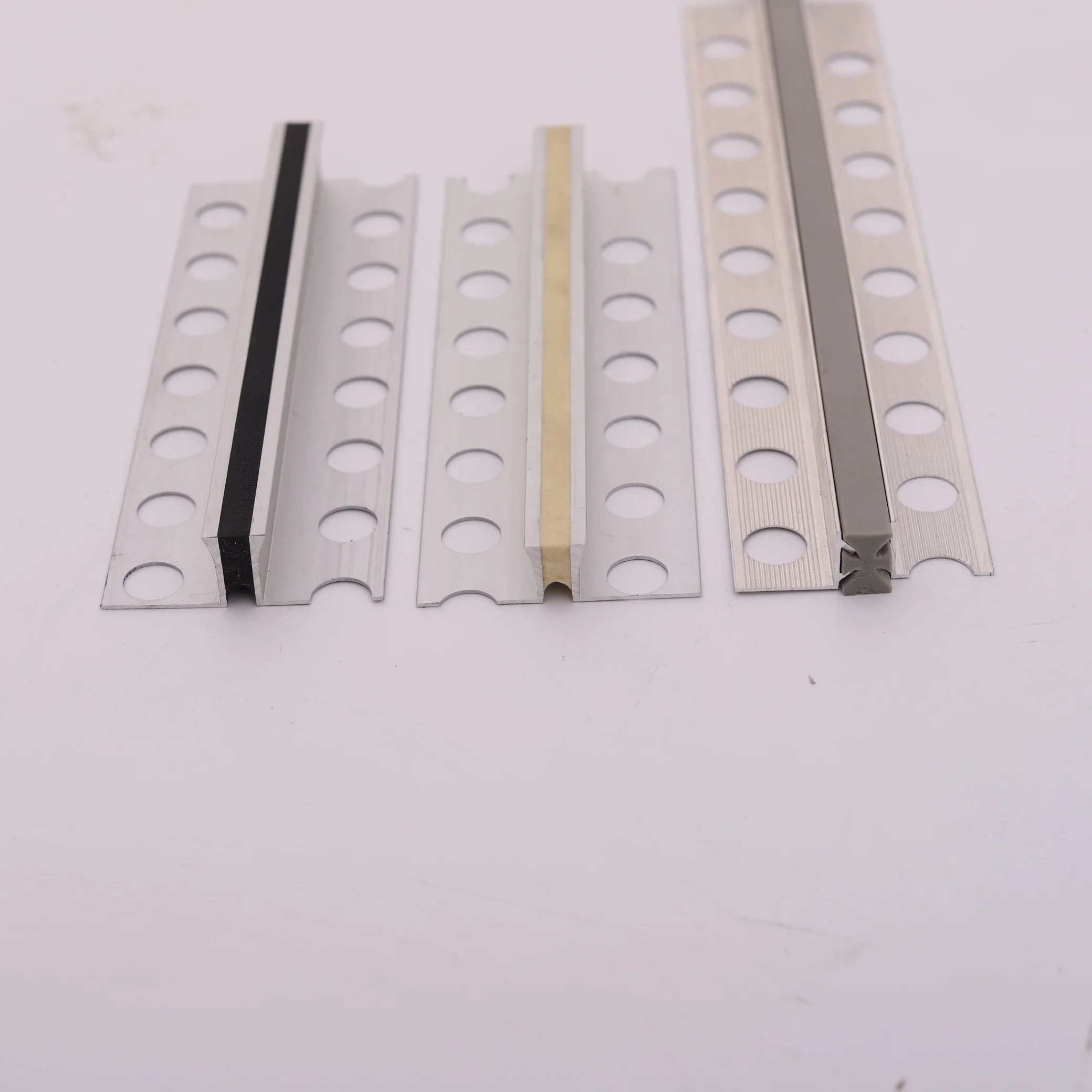 Decorative Aluminum Tile Transition Expansion Joint Cover Strip Movement Joints