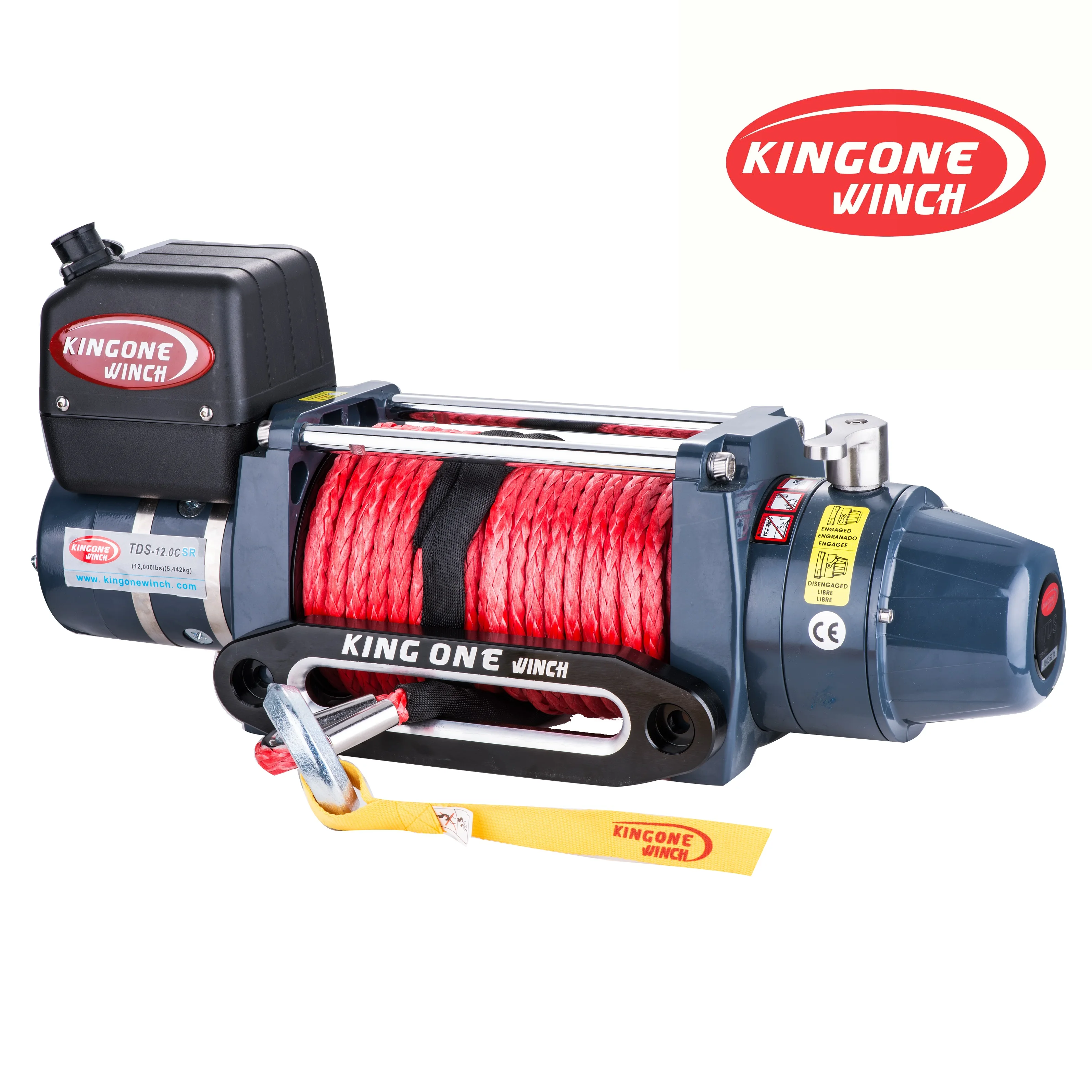 KING ONE WINCH TDS-12.OC 12v synthetic Rope 12000lbs Off-road 4x4 vehicle Electro Winch