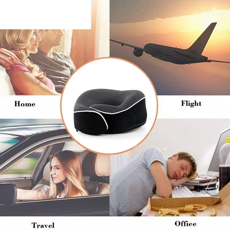 travel pillow for airplane travel neck pillow memory foam soft travel neck pillow orthopedic cervical relief