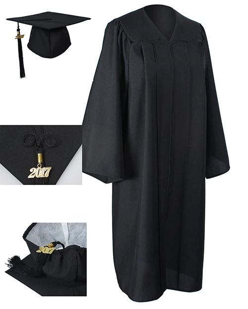 Graduation Cap Gowns Graduation Gowns Grad Gownsgraduation Polyester Adults Unisex