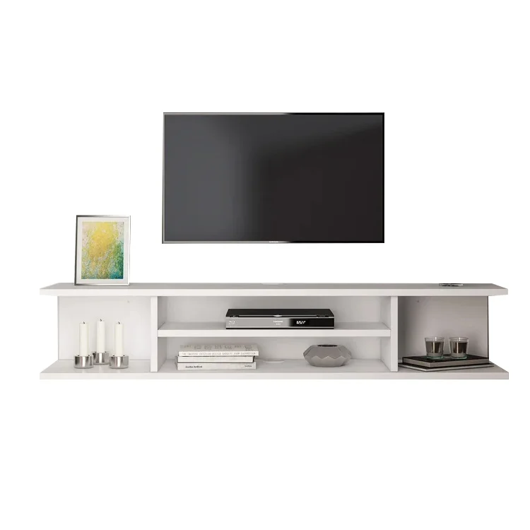 Living Room Furniture Tv Cabinet Wholesale High Quality Wooden Fujian Pvc Home Furniture TV Stand Modern Bedroom Tv Wall 11.34kg