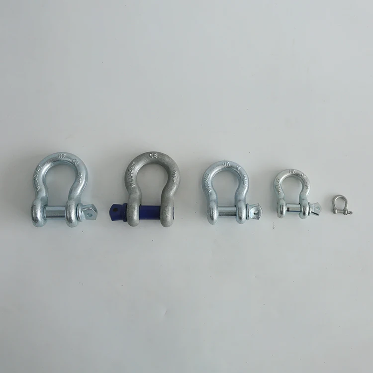High Performance Bow-Type Shackle Galvanized Marine Lock American Shackle