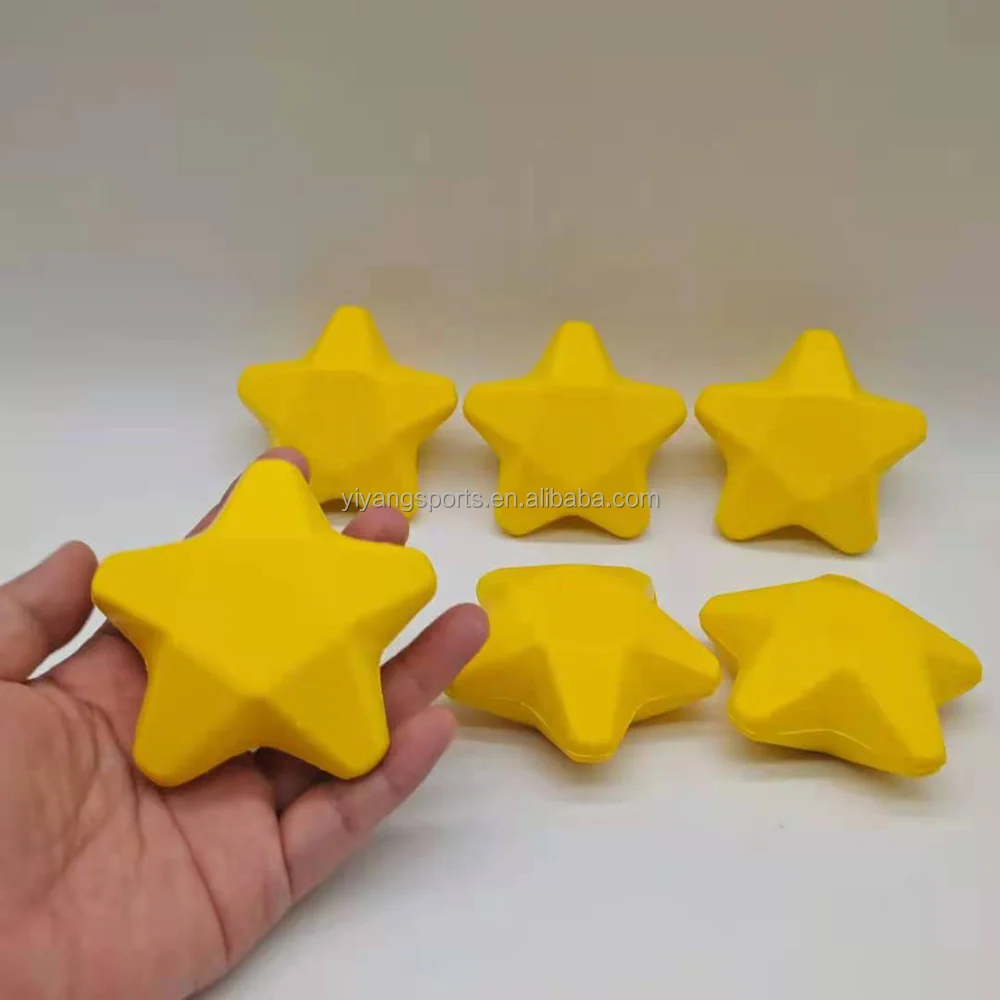Custom Novelty Squishy Toy PU Foam Slow Rising Jumbo Kids Gift Squeeze Fidget Toys Star Squishy Star Stress Ball Wholesale