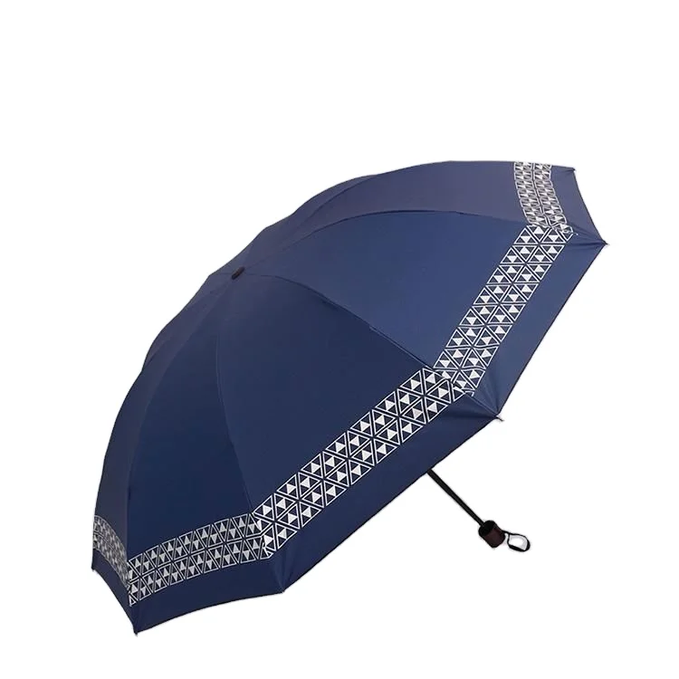 Factory Direct Sales Sunscreen Three Fold Digital Printing Umbrella China Advertising Umbrella/gift Umbrella Customized