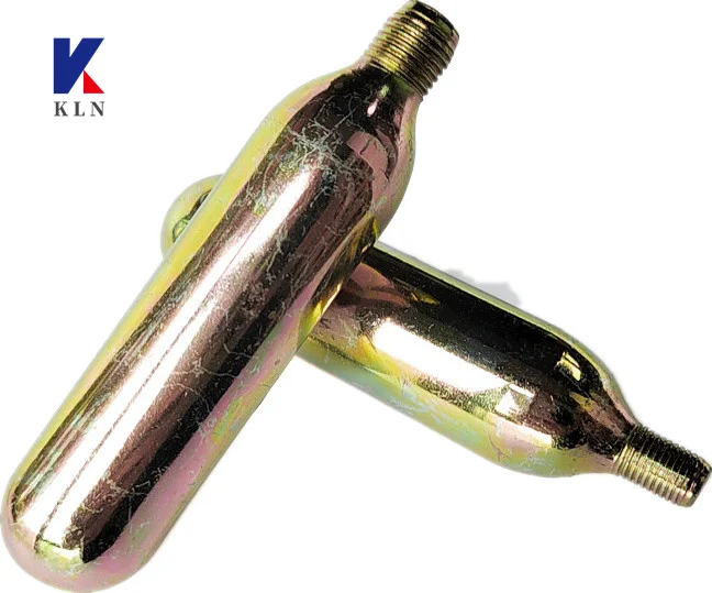 24g 25g co2 Картридж 3/8 с 1/2 резьбой co2 цилиндр пищевого качества накачивание велосипедных шин картридж 38cc 38 мл