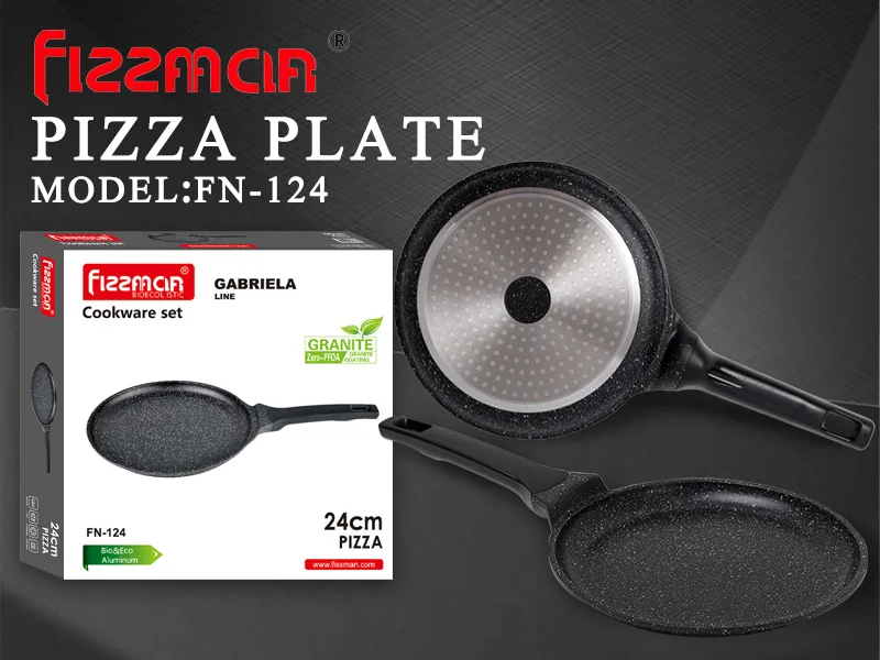 Pan for gas and induction cooking non stick crepe pizza pancake omelette gastronorm with heat-resistant handle china frying pan