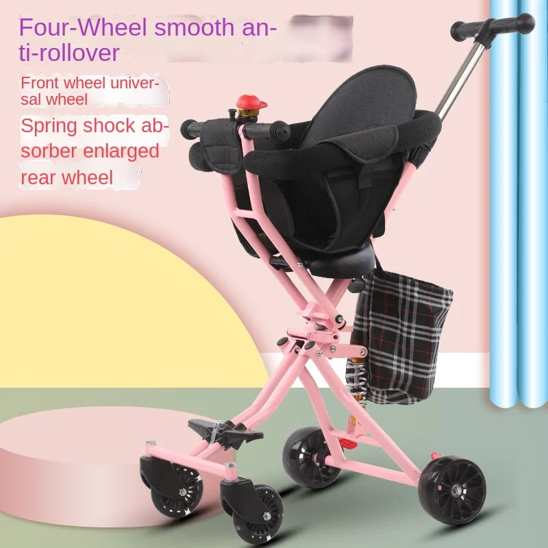 Wholesale Baby Simple Baby Walking Folding Trolley