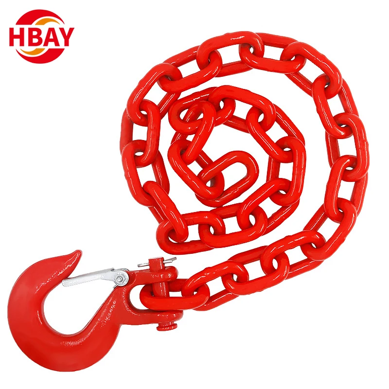 Mechanical Engineering Grade 80 100 Lifting Chain Good Quality Plastic Roll Stainless Steel Black 3 Years Chain Sling