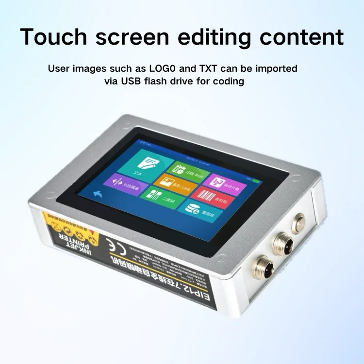 Best Newest Online Inkjet Printer For Logo Text Qr Code Bar code Number Printing Machine With Ink Cartridges