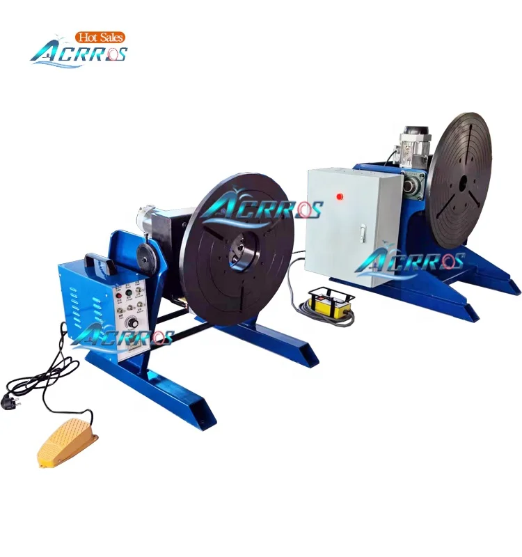 220V Automatic Pipe Welding Positioner with 300 Kg Turntable Capacity Welding Equipment for Sale