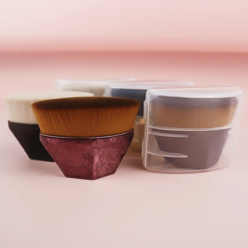 Wholesale Factory Price 55 Petal Professional Foundation Brush Cosmetics Beauty Makeup Tools Custom Logo Single Brush